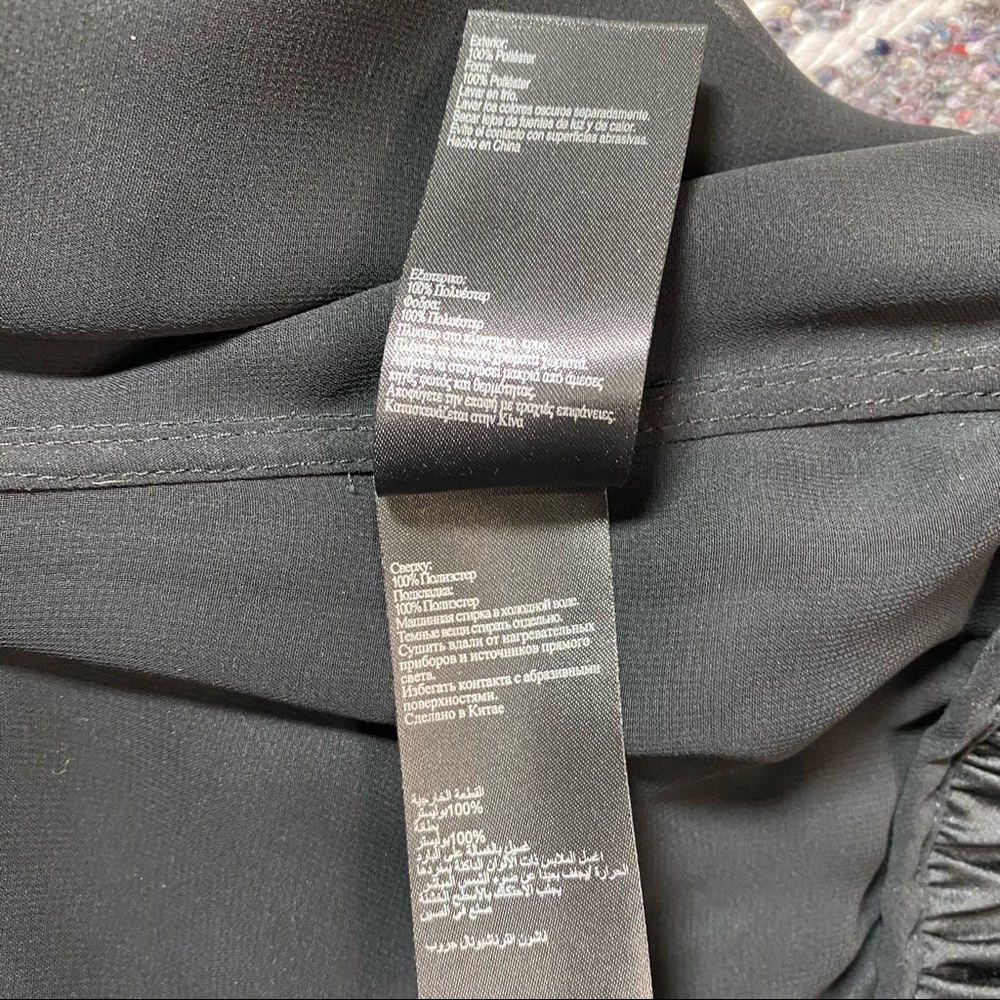 Karen Millen Black Bomber Jacket Fits XS S Sz 6 - Picture 10 of 14